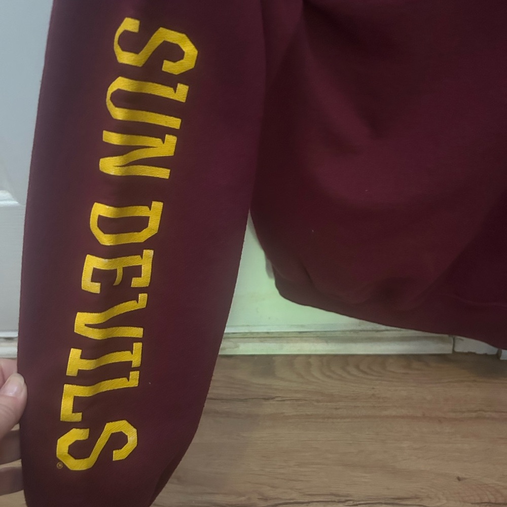 Kohl's Maroon and Yellow Sun Devils Jacket